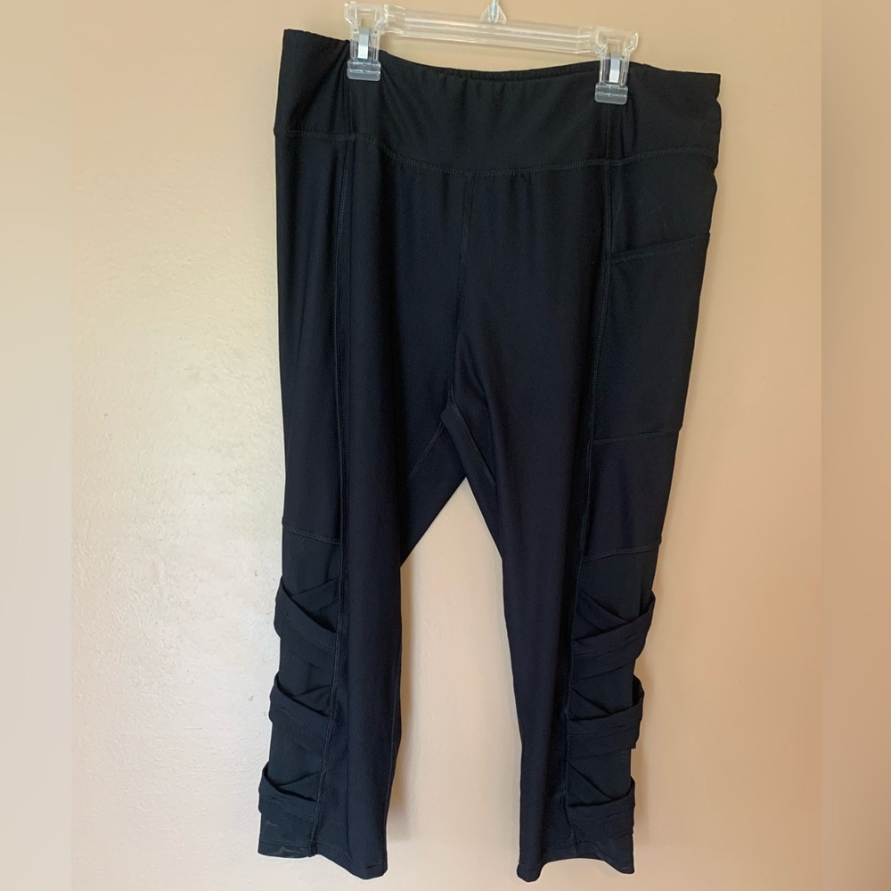 Gottex leggings workout yoga black XL